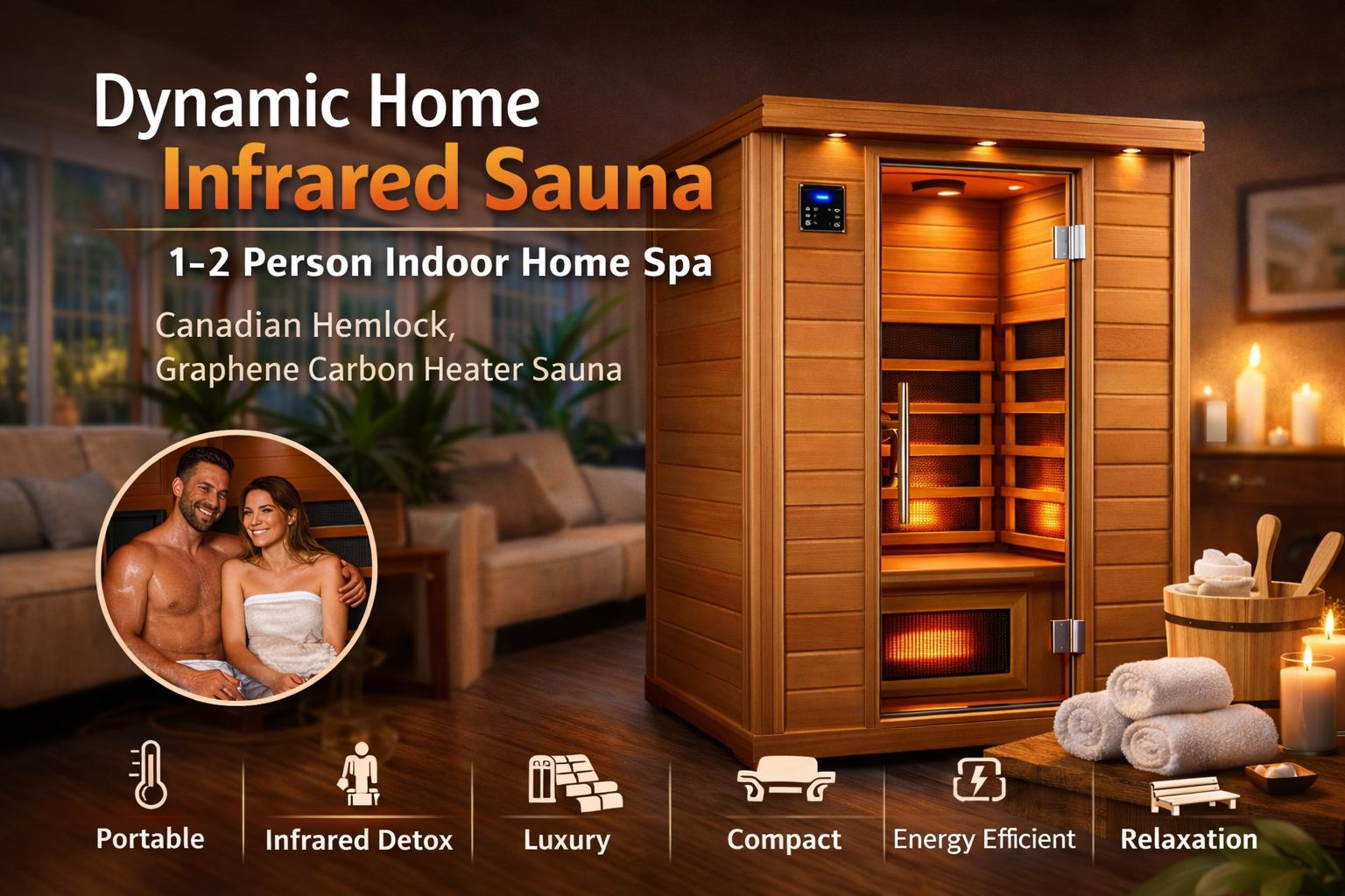 Dynamic Home Infrared Sauna