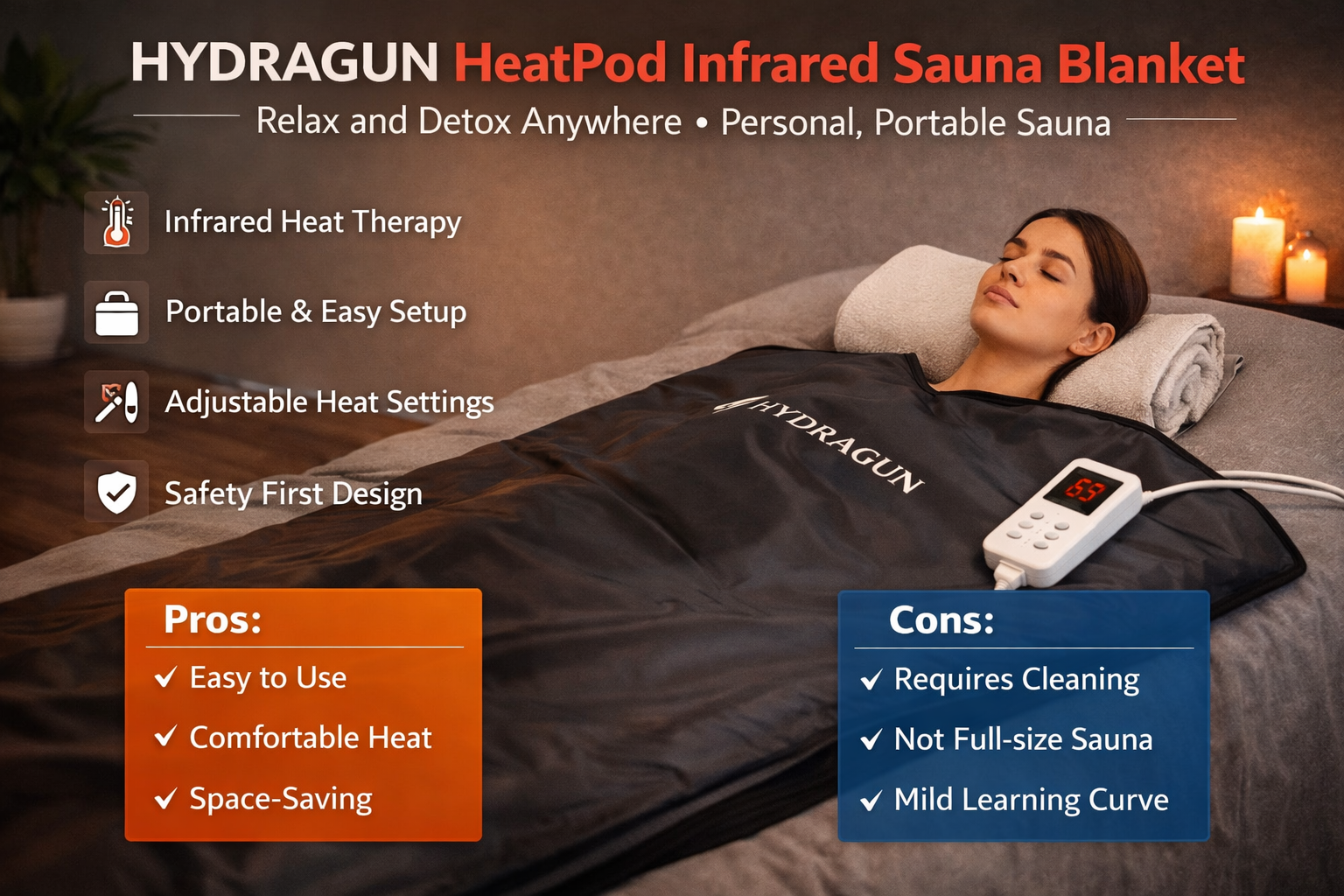 HYDRAGUN HeatPod Infrared Sauna