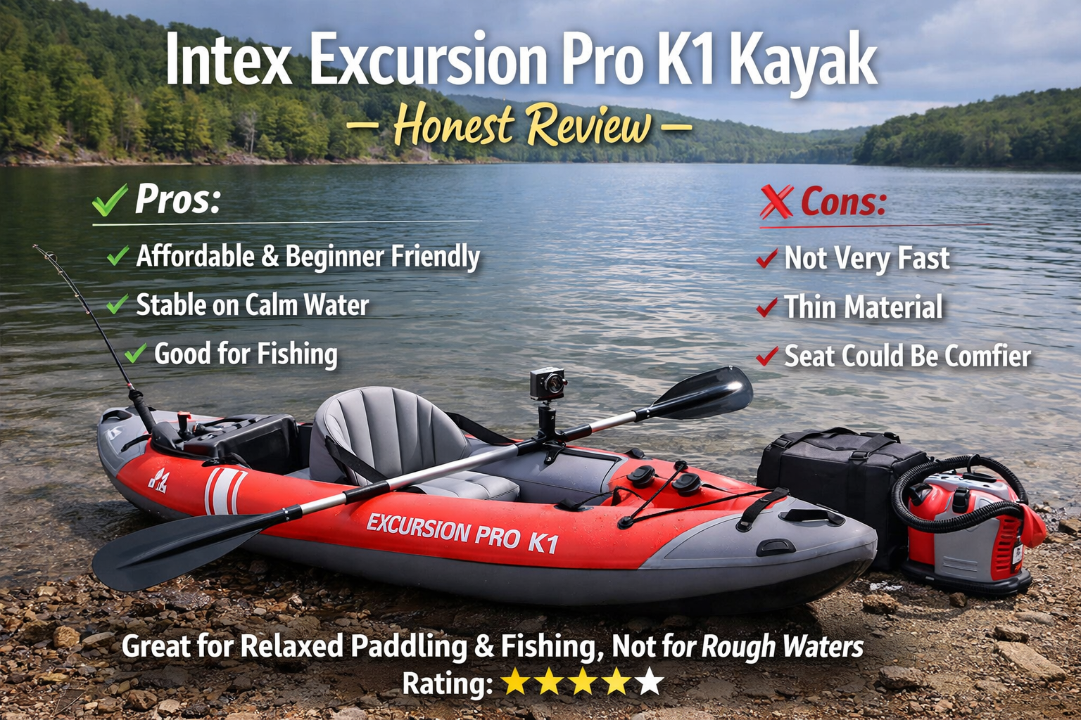 Intex Excursion Pro K1 Kayak – Honest Review