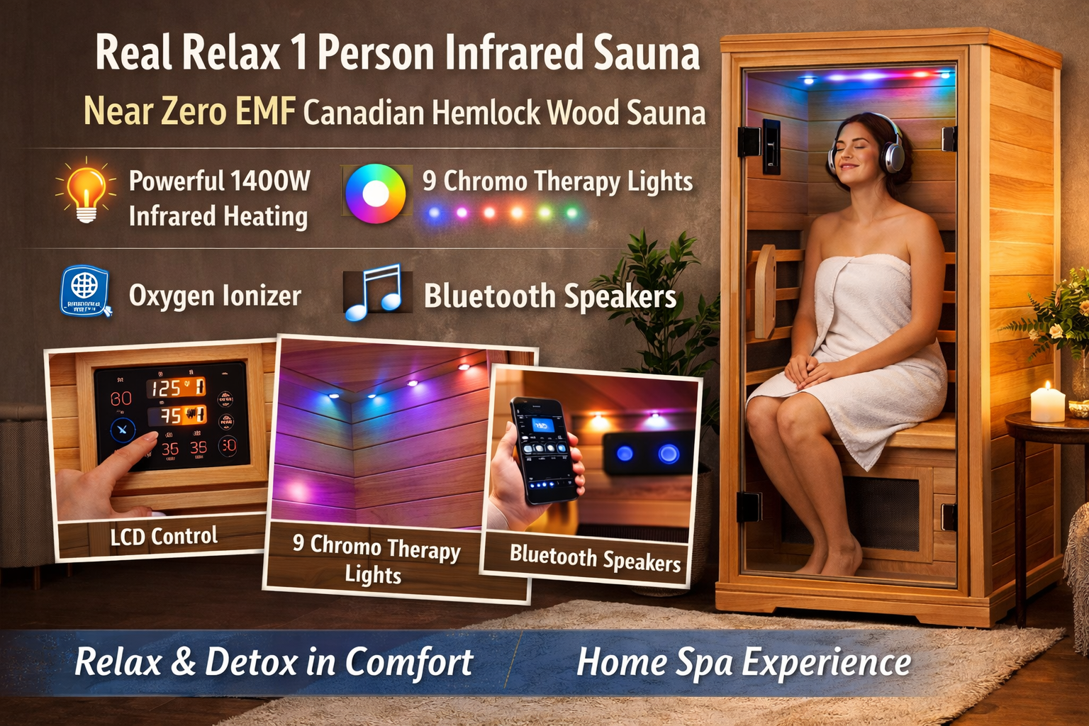 Real Relax Infrared Sauna