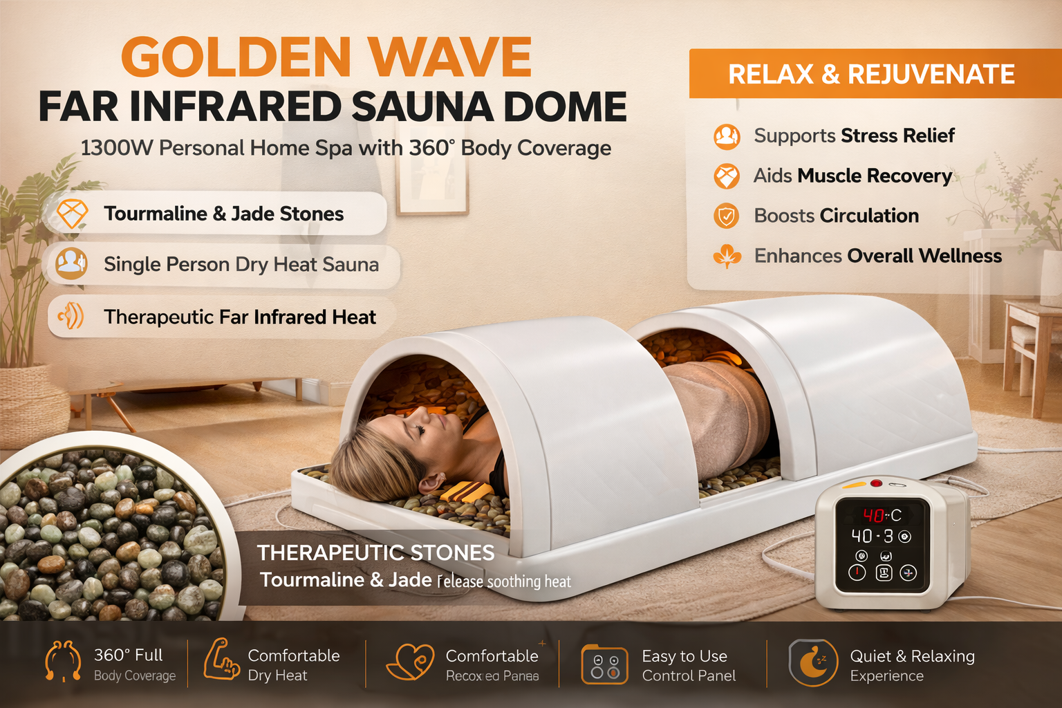 Golden Wave Far Infrared Sauna