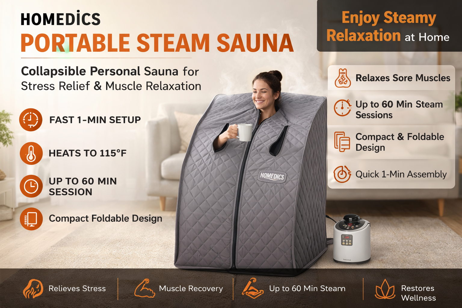 Homedics Portable Sauna