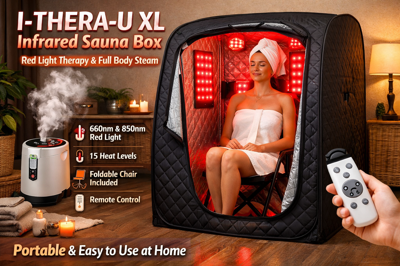 I-THERA-U XL Infrared Sauna