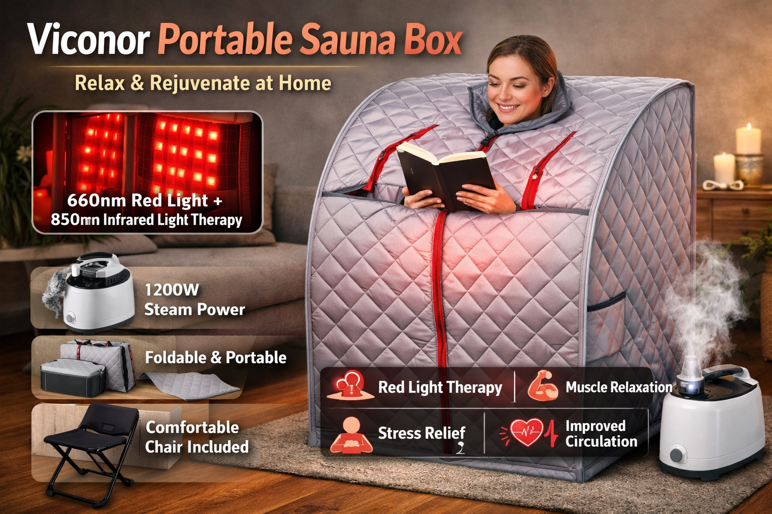 Viconor portable sauna