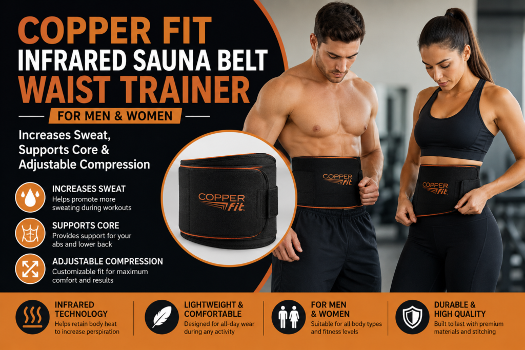 Copper Fit Infrared Sauna Belt Waist