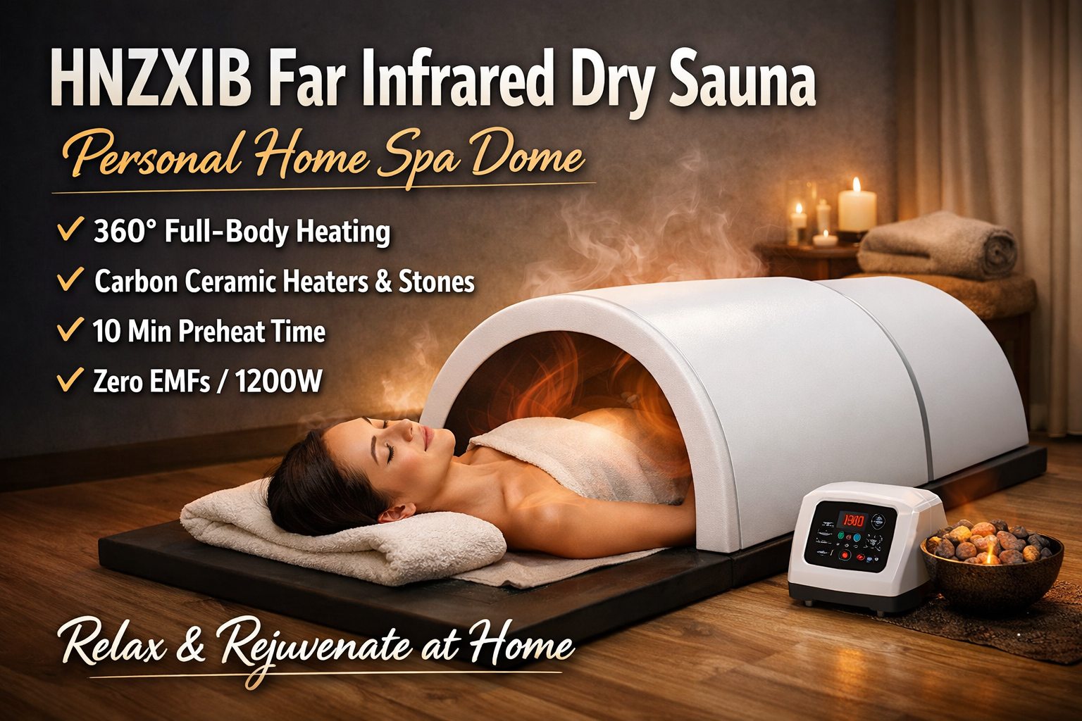 HNZXIB Far Infrared Dry Sauna Review: A Personal Home Spa Experience