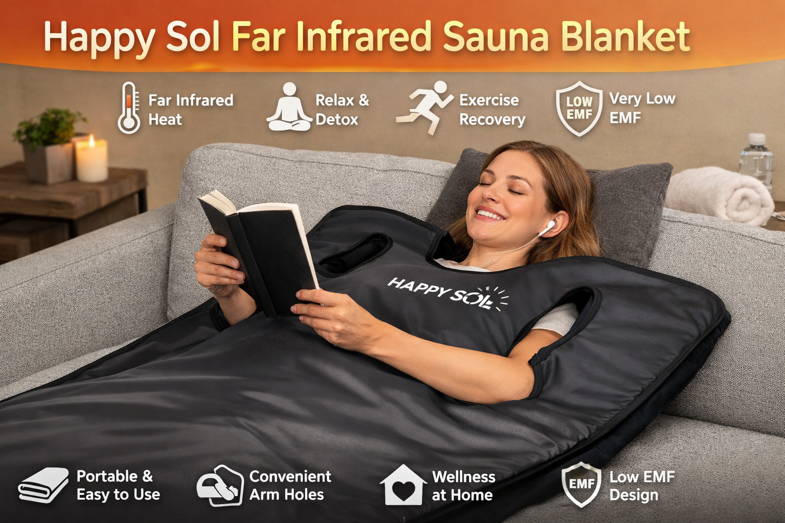 Happy Sol Far Infrared Sauna Blanket Review: A Simple Way to Enjoy Sauna Therapy at Home
