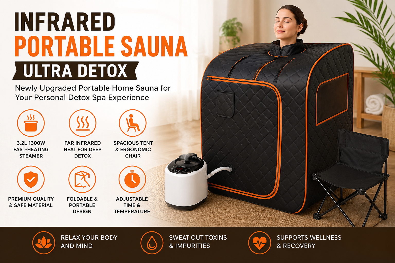 Infrared Portable Sauna Ultra Detox