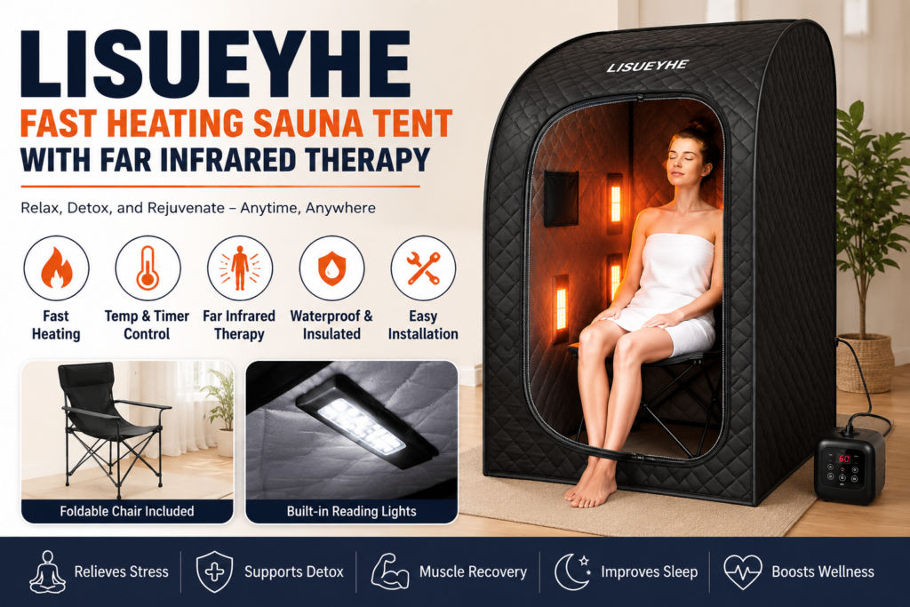 LLISUEYHE Fast Heating infrared Sauna